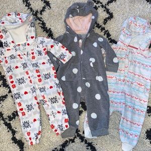 3 fleece outfits🎀